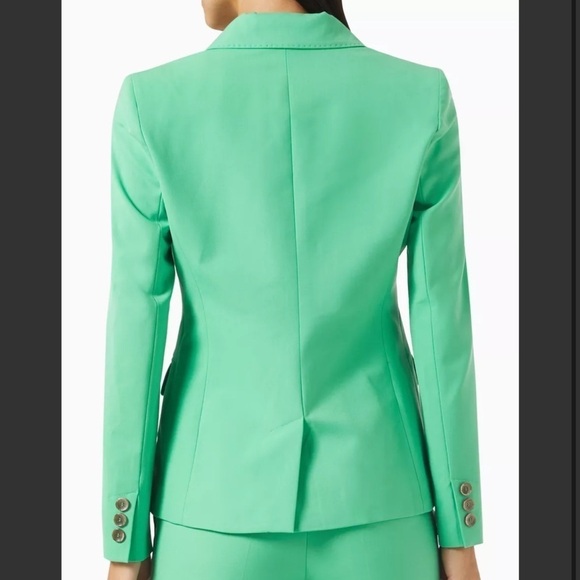 MARELLA Affetto By Max Mara Women’s Double Breasted Blazer Bright Green NWT $535 - Picture 2 of 16